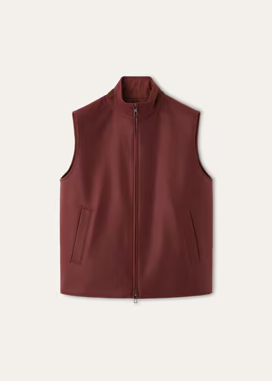 Men's Lightweight Stand Collar Zip Vest - Casual Sleeveless Jacket with Pockets, Versatile Layering Outerwear