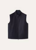 Men's Lightweight Stand Collar Zip Vest - Casual Sleeveless Jacket with Pockets, Versatile Layering Outerwear